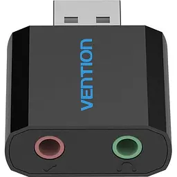 Звукова карта Vention USB Audio USB - 2х3,5 мм jack Metal (VAB-S17-B) - мініатюра 2