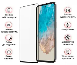 Скло захисне BeCover Samsung Galaxy M35 5G SM-M356 Black (711529) - мініатюра 2