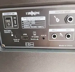Портативна колонка ZXX-5504 із мікрофоном караоке RGB підсвічування Bluetooth 1000 Вт із мікрофоном FM радіо USB Чорний - мініатюра 5