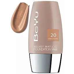 Тональний крем BeYu Velvet з матуючим ефектом відтінок 20 (Light Toffee) 30 мл - мініатюра 2
