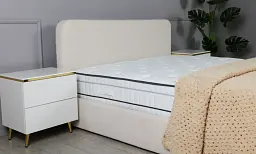 Ліжко 1,8 Ego Home Катрін молочне з підйомним механізмом - мініатюра 7