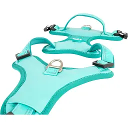 Шлея для собак Max & Molly Smart ID Sport Harness Matrix 2.0 Turquoise XL 2.5х42-66х75-105 см - мініатюра 3