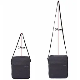 Міська сумка через плече Tigernu T-L5102 2л для планшета до 9.6'' Black Gray (17187) - мініатюра 4