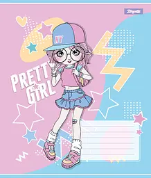 Набір зошитів 1 Вересня Pretty girl А5 в лінійку 12 аркушів 25 шт. (767221) - мініатюра 6