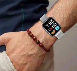 Міланський сітчастий ремінець Primolux для годинника Xiaomi Redmi Watch 3 Active Silver - мініатюра 4