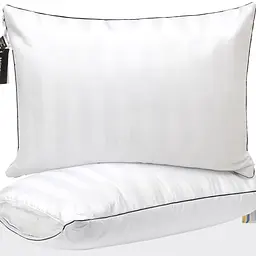 Подушка MirSon 1278 Royal Pearl Hand Made з евкаліптом М'яка 50х70 см (2200001519855) - мініатюра 3