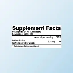 Колоїдне срібло Nano Pure Labs Simply Science Bioavailable Colloidal Silver AG 250мл - мініатюра 7