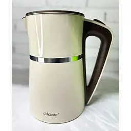Електрочайник Maestro MR-030-BEIGE з нержавіючої сталі 1.7 л 2200 Вт - мініатюра 4