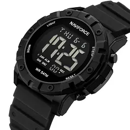 Наручний годинник чоловічий Naviforce Professional Чорний (3273) - мініатюра 2