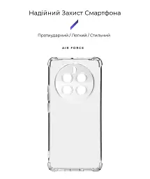 Чехол ArmorStandart Air Force для Realme 12 Pro/12 Pro+ Camera cover Clear - миниатюра 2