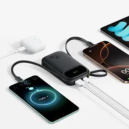 Батарея універсальна Baseus EnerFill FC31 20000mAh 45W, Digital Display, Cosmic Black (P10082105123-00) - мініатюра 5