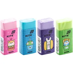 Гумка кольорова Kite Funny Friends асорті упаковка 24 шт. (K26-1270)