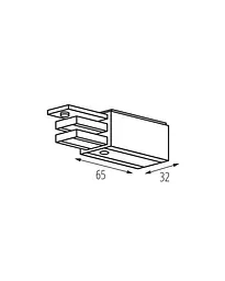 Ввід живлення Kanlux 33260 Tear IP20 Wh - мініатюра 2