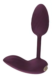 Віброяйце Dream Toys Essentials Flexible Wearable Vibrating Egg, 10 см (фіолетовий) - мініатюра 4