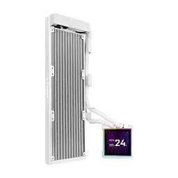 Система рідинного охолодження Lian Li HydroShift II LCD-S 360N FANLESS, White (G89.GHS2LCDS36NW.00)