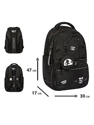 Рюкзак шкільний YES TS-50L Black Cat (550374) - мініатюра 3