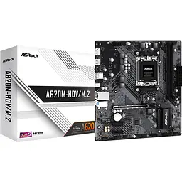 Материнська плата ASRock AM5 A620M-HDV/M.2, A620, 2xDDR5, Int.Video (CPU), 2xSATA3, 2xM.2, 1xPCI-E 4.0 16x, 2xPCI-E 3.0 1x, 1x, 1x RTL8111H, 5xUSB3.2/6xUSB2.0, Type-C, HDMI/DP, Micro ATX - мініатюра 2