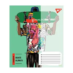 Зошит Yes Skate is always А5 60 аркушів лінія (767816), в асортименті - мініатюра 4