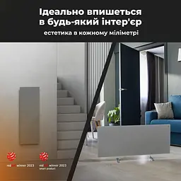 Конвекційний обогрівач AENO Premium Eco Smart GH5S LED Grey [AGH0005S] [119183] - мініатюра 10