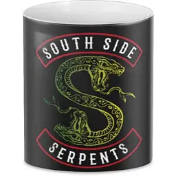 Кухоль GeekLand Riverdale Рівердейл south side serpents логотип 02.02.553 330 мл білий - мініатюра 3