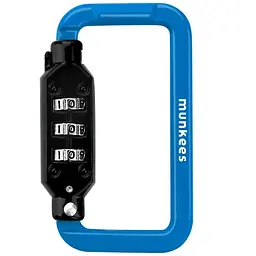 Карабін Munkees 35941 Combi Lock Carabiner Square Синій