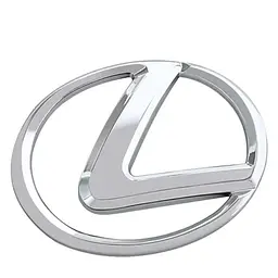 Емблема керма LEXUS хром 64х46мм пластик (на скотчі)
