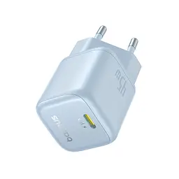 Мережевий зарядний пристрій Baseus PicoGo GaN Fast Charger 1C 45W EU Galaxy блакитний - мініатюра 3