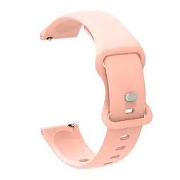 Браслет Eight для Samsung Galaxy Watch 6 Classic 43mm 6 Classic 47mm - бежево-рожевий ширина кріплення 20мм силікон Watchbands (W40-7WB13509354) - мініатюра 3