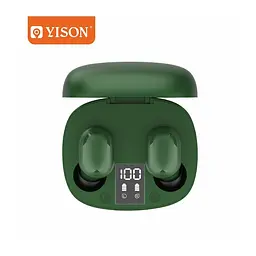 Навушники Yison Bluetooth TWS T4 BT5.0 4 години білі - мініатюра 2