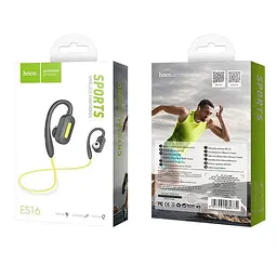 Стереогарнітура Bluetooth Hoco ES16 Sport Grey - мініатюра 2