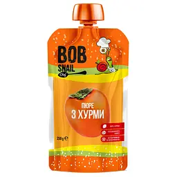 Пюре фруктовое Bob Snail З хурмы, пастеризованное, 250 г (890856)