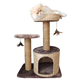 Дряпка з будиночком та лежанкою Croci Larix 60 x 38 x 80 см