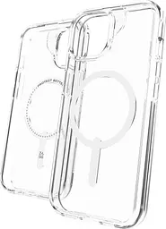 Протиударний чохол для iPhone 17e/16e/15/14/13 ZAGG Gear4 Crystal Palace MagSafe Прозорий - мініатюра 5