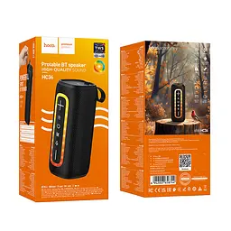 Портативна Bluetooth колонка Hoco HC36 Brocade sports BT speaker Чорний - мініатюра 2
