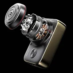 Електробритва Metz Camerist Shaver titanium gold with Bag (MZDF013) - мініатюра 4