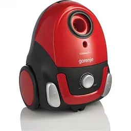 Пилосос Gorenje VCEB11CXRII 800 Вт мішок 2 л 3 насадки універс. щітка червоний - мініатюра 4