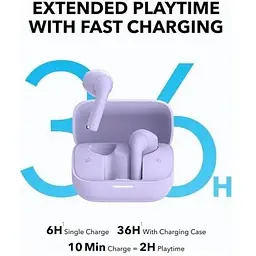 Бездротові навушники Anker SoundCore K20i TWS фіолетові A3994GQ1 - мініатюра 3