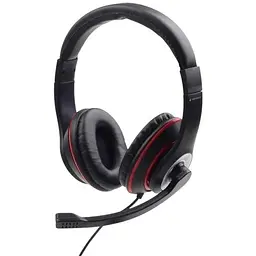 Гарнітура Gembird MHS-03-BKRD Black/Red