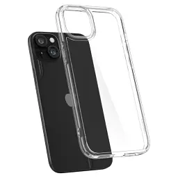Прозорий чохол Spigen Ultra Hybrid Crystal Clear для iPhone 15 (ACS06793) - мініатюра 3
