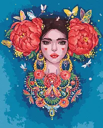 Набір для розпису по номерах Чарівна краса, 40x50 см, КНО4961