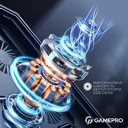 Підставка для ноутбука GamePro Black охолоджувальна (CP1040) - мініатюра 14