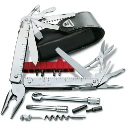 Мультитул Victorinox SwissTool X Plus Ratchet Leather Case (3.0339.L) - мініатюра 2