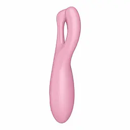 Вібратор для клітора Satisfyer Threesome 4 14 см рожевий - мініатюра 5