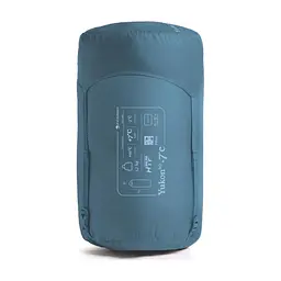 Спальний мішок Ferrino Yukon Square +7°C Blue-Grey Right (86381RBGDX) (932335) - мініатюра 6