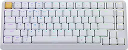 Клавіатура Keychron J1 82Key K pro Brown WL/BT/USB-A QMK Hot-swap EN/UKR RGB White (J1-Q3-UA) - мініатюра 2