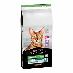 Сухий корм для стерилізованих котів Purina Pro Plan Sterilised 1+ Renal Plus з індичкою 10 кг 12524323