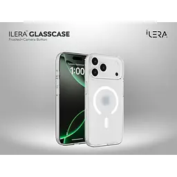 Чохол iLera GlassCase + Camera Button with MagSafe для Apple iPhone 17 Pro Max Frosted (iLGlCFrCb17PrMx) [150422] - мініатюра 8