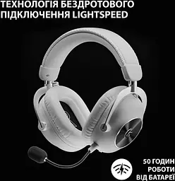 Навушники бездротові Logitech G Pro X 2 Lightspeed білі (981-001269) 981-001269 - мініатюра 2