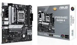 Материнська плата AM5 Asus PRIME B650M-K, B650, 2xDDR5, Int.Video (CPU), 4xSATA3, 2xM.2, 1xPCI-E 4.0 x16, 2xPCI-E 4.0 x1, Realtek 7.1, Realtek 2.5Gb, 6xUSB3.2/6xUSB2.0, VGA/HDMI, MicroATX
