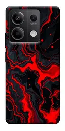 TPU чохол Demsky Black red marble для Xiaomi Redmi Note 13 5G